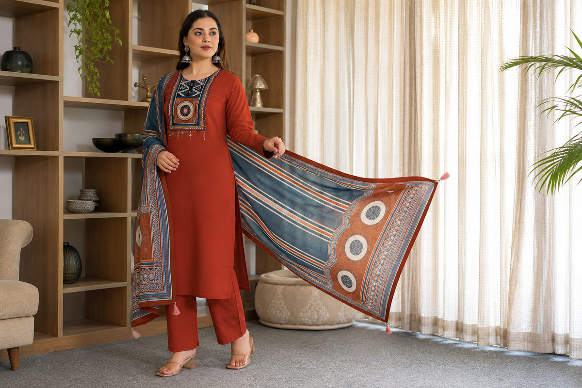 Kurta Sets with Statement Dupattas: The Smartest Way to Elevate Your Ethnic Wardrobe