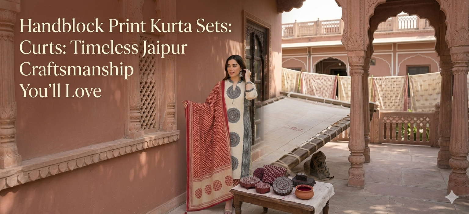 Handblock Print Kurta Sets: Timeless Jaipur Craftsmanship You’ll Love