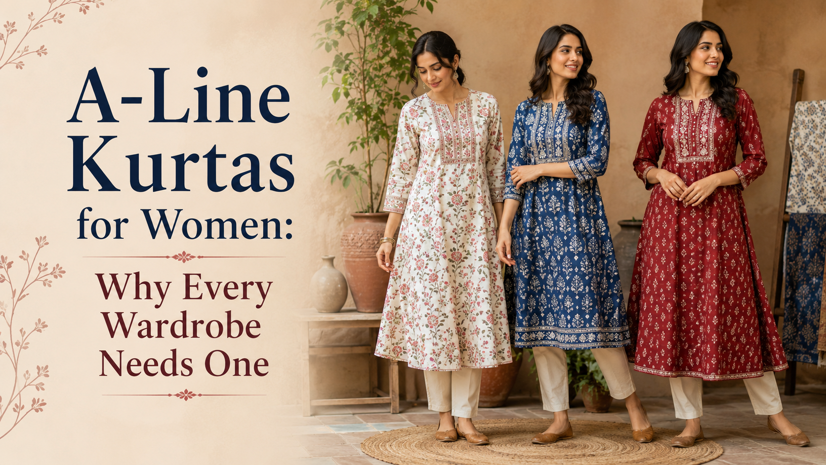 A-Line Kurtas for Women: Why Every Wardrobe Needs One