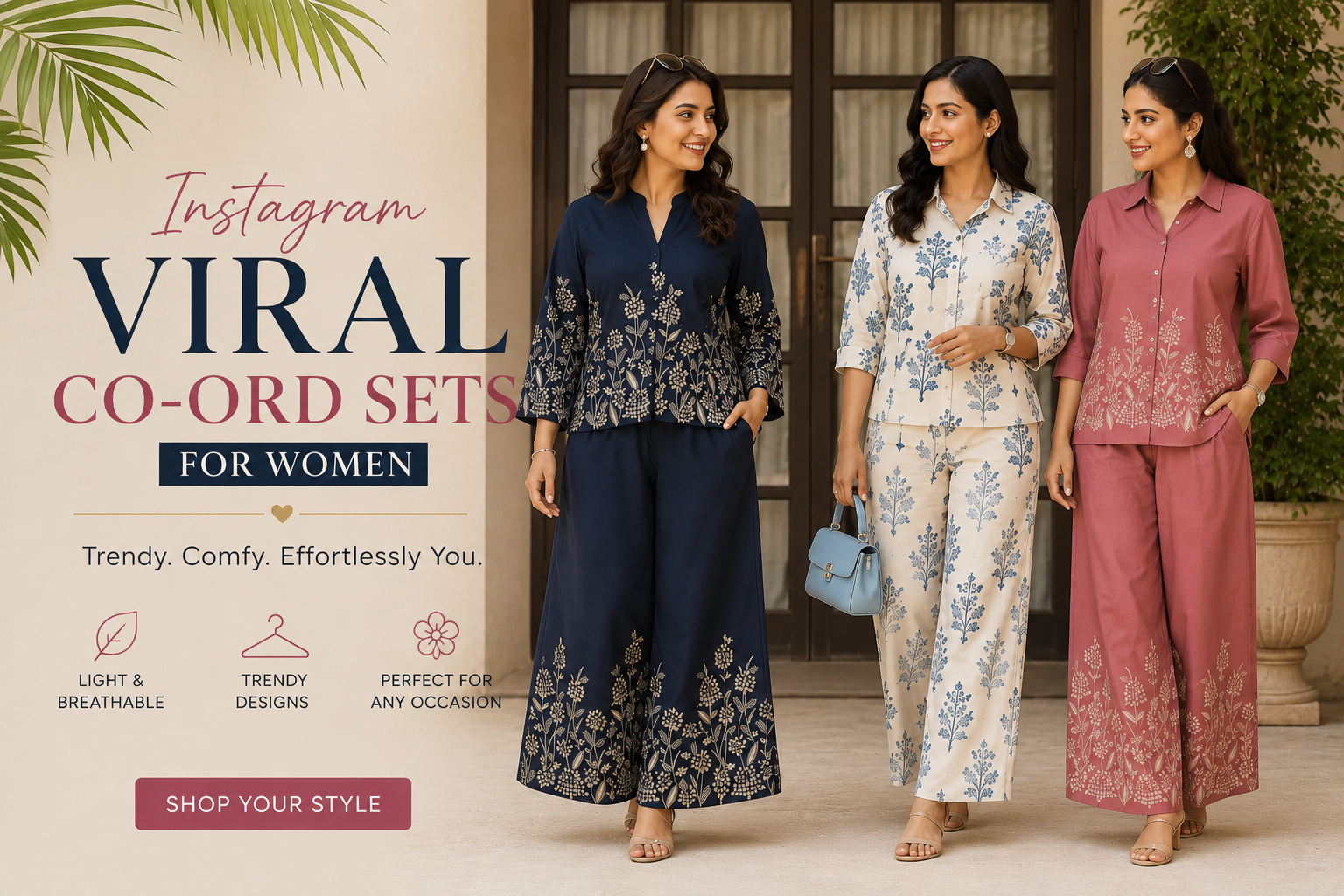 Instagram Viral Co-ord Sets for Women
