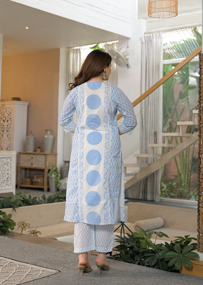 Gulnaar Soft Cotton Floral Suit Set