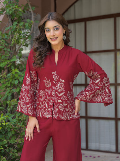 Élan Flora Luxe Coord Set