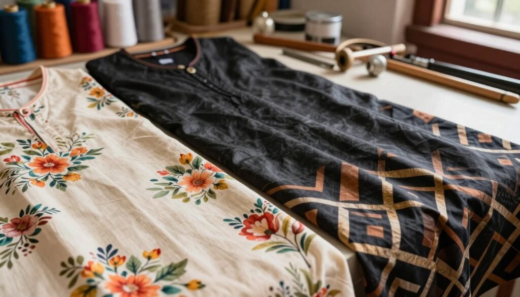 Cotton vs Synthetic Kurti Fabric